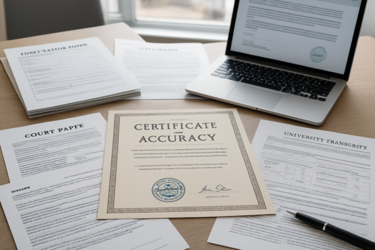 Certified Translation Services for USCIS, Courts, and Universities: Required Documents, Turnaround Times, and How to Avoid Rejection