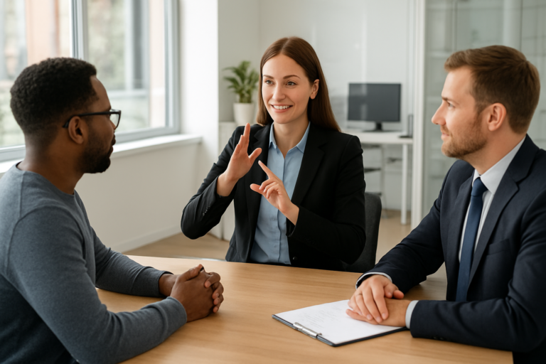Certified American Sign Language Interpreter Services: When Businesses, Hospitals, and Law Firms Need ASL Support