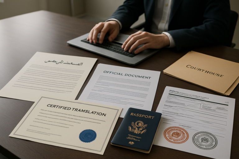 Certified Arabic Translation for USCIS, Court, and Apostille Documents: What U.S. Agencies Accept and How to Order Fast